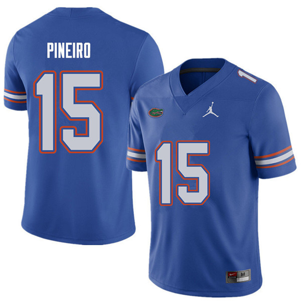 Jordan Brand Men #15 Eddy Pineiro Florida Gators College Football Jerseys Sale-Royal